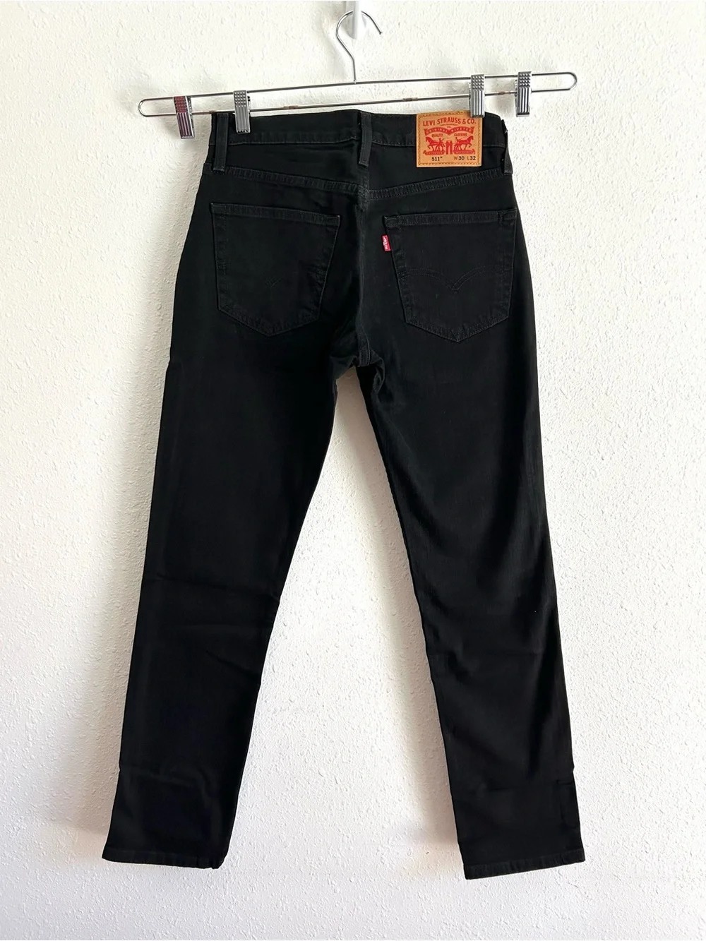 Levi's 511 Slim Jeans Men's Size 30x32 Black Denim Stretch Classic